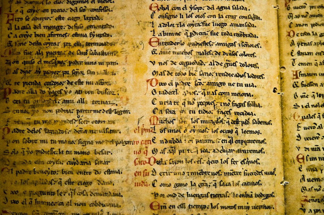 old handwritten manuscript page
